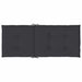 Perne scaun spătar înalt, 2 buc., negru, 120x50x3 cm, textil - WALTI WALTI