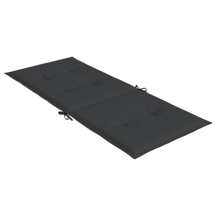 Perne scaun spătar înalt, 4 buc., negru, 120x50x3 cm, textil - WALTI WALTI