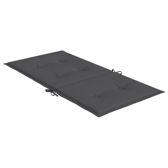 Perne scaun cu spătar mic, 2 buc., antracit, textil oxford - WALTI WALTI
