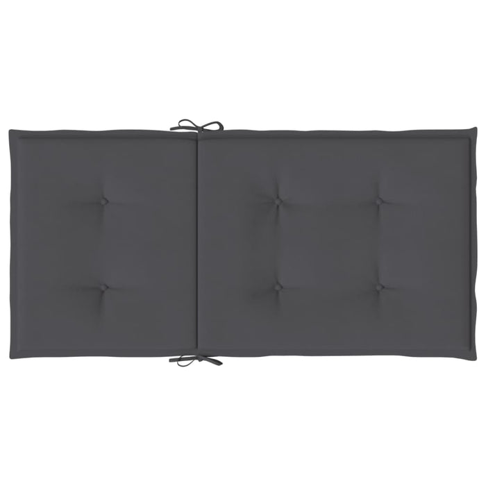 Perne scaun cu spătar mic, 2 buc., antracit, textil oxford - WALTI WALTI