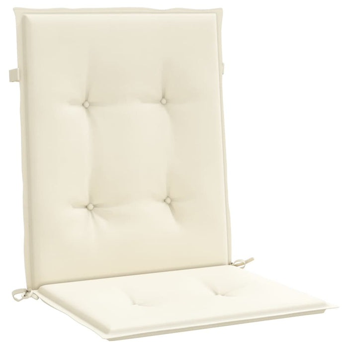 Perne cu spătar mic, 2 buc. crem 100x50x3 cm textil oxford - WALTI WALTI