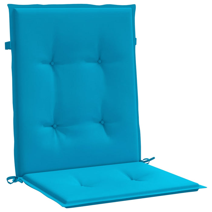 Perne cu spătar mic, 4 buc. albastru 100x50x3 cm textil oxford - WALTI WALTI