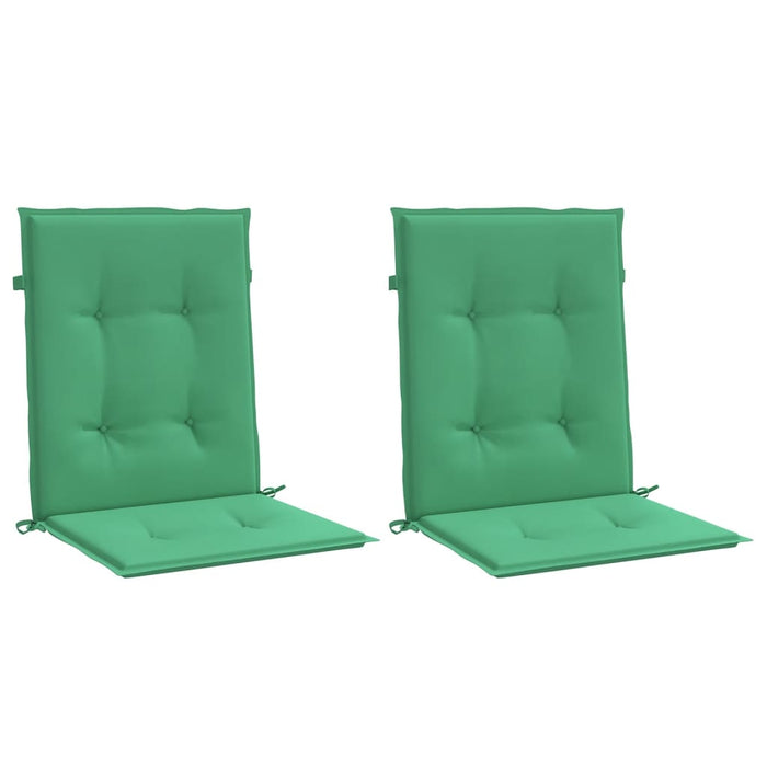 Perne cu spătar mic, 2 buc. verde 100x50x3 cm textil oxford - WALTI WALTI