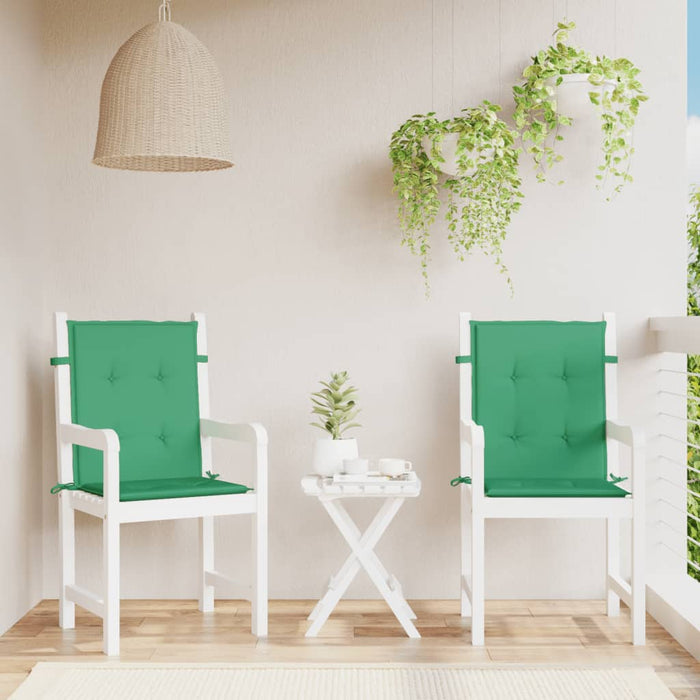 Perne cu spătar mic, 2 buc. verde 100x50x3 cm textil oxford - WALTI WALTI