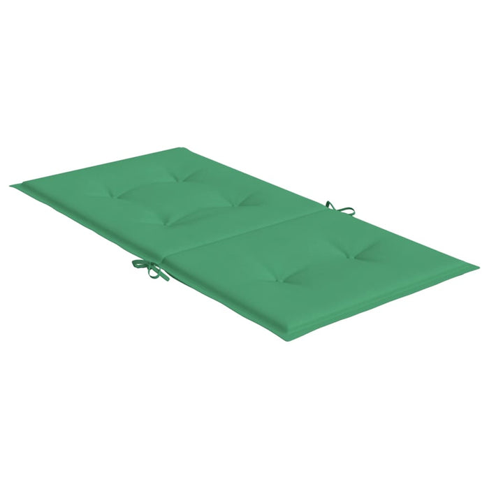 Perne cu spătar mic, 4 buc. verde 100x50x3 cm textil oxford WALTI
