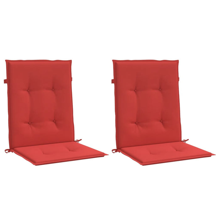 Perne cu spătar mic, 2 buc. roșu 100x50x3 cm textil oxford - WALTI WALTI