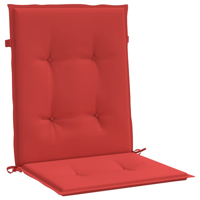 Perne cu spătar mic, 2 buc. roșu 100x50x3 cm textil oxford - WALTI WALTI