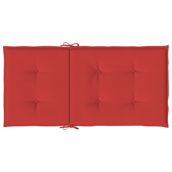 Perne cu spătar mic, 2 buc. roșu 100x50x3 cm textil oxford - WALTI WALTI