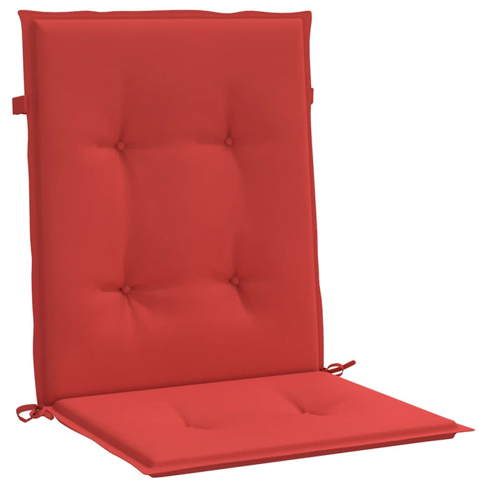 Perne cu spătar mic, 4 buc. roșu 100x50x3 cm textil oxford - WALTI WALTI