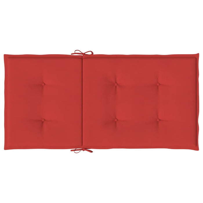 Perne cu spătar mic, 4 buc. roșu 100x50x3 cm textil oxford - WALTI WALTI