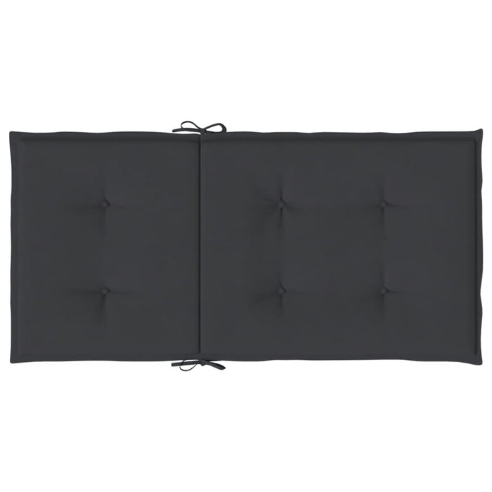 Perne cu spătar mic, 2 buc. negru 100x50x3 cm textil oxford - WALTI WALTI