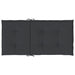 Perne cu spătar mic, 2 buc. negru 100x50x3 cm textil oxford - WALTI WALTI