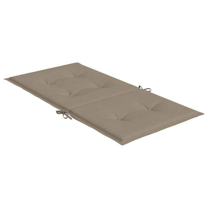 Perne cu spătar mic, 4 buc. gri taupe 100x50x3 cm textil oxford - WALTI WALTI