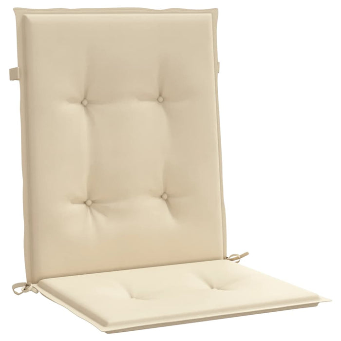 Perne cu spătar mic, 2 buc. bej 100x50x3 cm textil oxford - WALTI WALTI