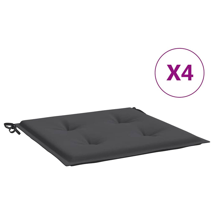 Perne scaune grădină 4 buc. antracit 40x40x4 cm țesătură Oxford WALTI