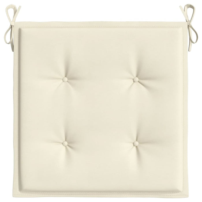 Perne scaune grădină 4 buc. crem 40x40x3 cm țesătură Oxford - WALTI WALTI