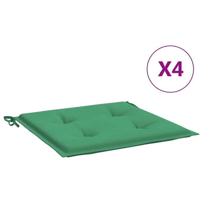 Perne scaune grădină 4 buc. verde 40x40x4 cm țesătură Oxford WALTI