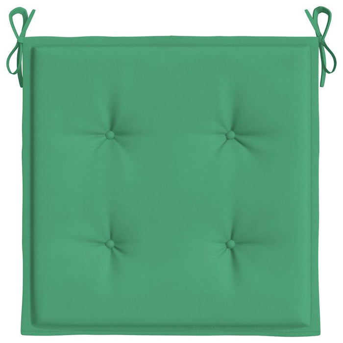 Perne scaune grădină 4 buc. verde 40x40x4 cm țesătură Oxford WALTI