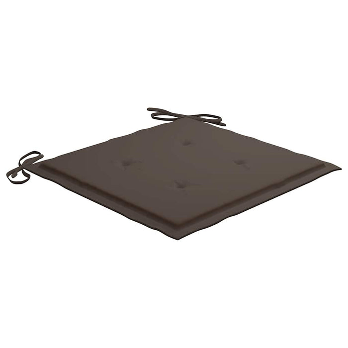 Perne scaune grădină 4 buc. gri taupe 40x40x4cm țesătură Oxford WALTI