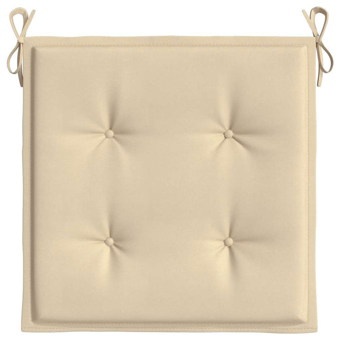 Perne scaune grădină 4 buc. bej 40x40x4 cm țesătură Oxford WALTI