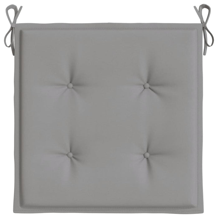 Perne scaune de grădină 2 buc. gri 50x50x4 cm țesătură Oxford WALTI