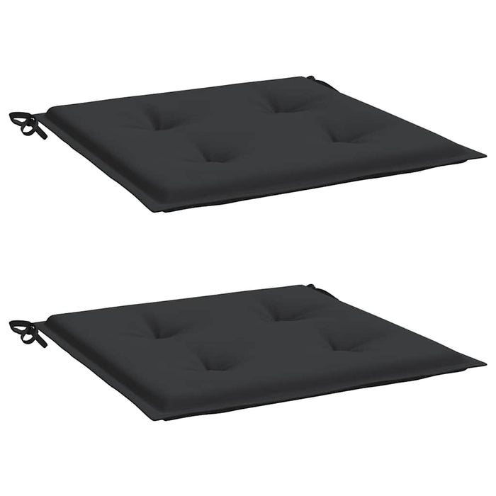 Perne scaune grădină 2 buc. negru 50x50x4 cm țesătură Oxford WALTI