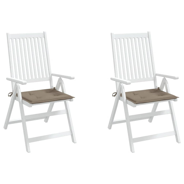 Perne scaune grădină 2 buc. gri taupe 50x50x4cm țesătură Oxford WALTI