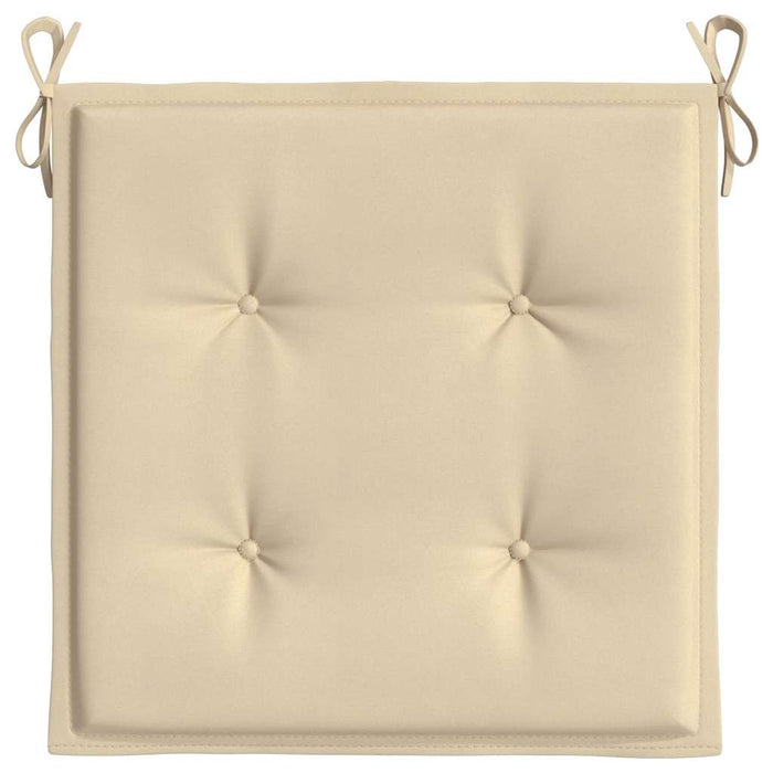 Perne scaune de grădină 2 buc. bej 50x50x4 cm țesătură Oxford WALTI