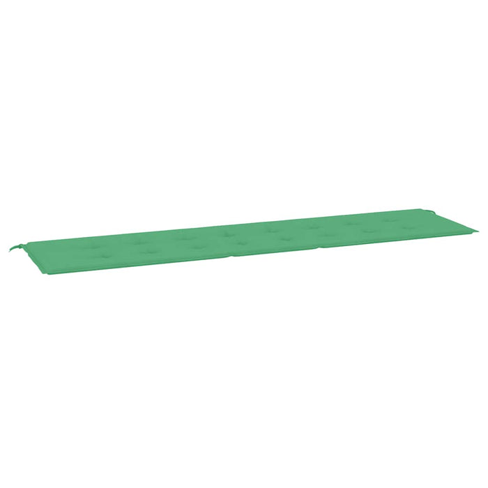 Pernă de bancă de grădină, verde, 200x50x3 cm, textil oxford - WALTI WALTI