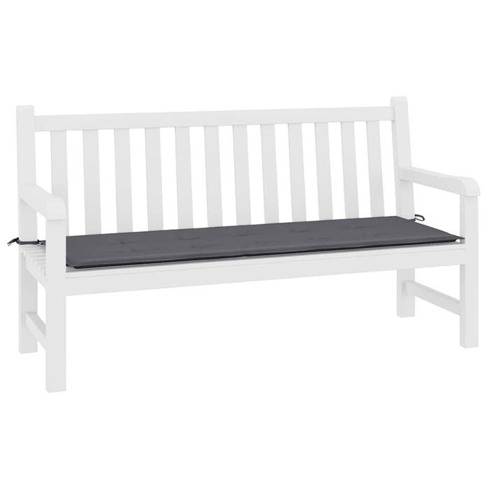 Pernă de bancă de grădină antracit 200x50x4 cm textil oxford WALTI