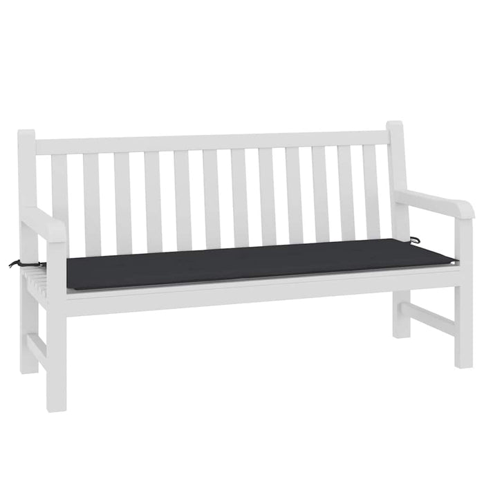 Pernă de bancă de grădină, negru, 150x50x4 cm, textil oxford WALTI