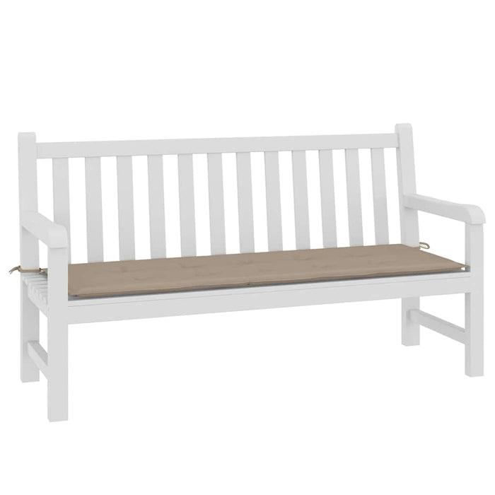 Pernă de bancă de grădină gri taupe, 150x50x4 cm, textil oxford WALTI