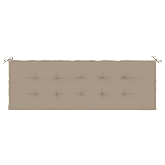 Pernă de bancă de grădină gri taupe, 150x50x4 cm, textil oxford WALTI