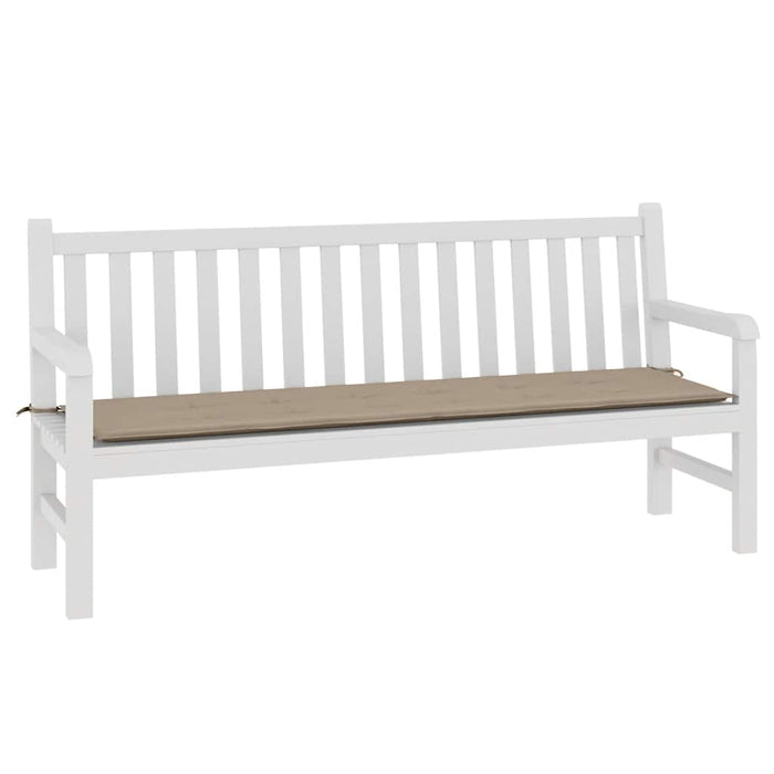 Pernă de bancă de grădină gri taupe, 180x50x4 cm, textil oxford WALTI