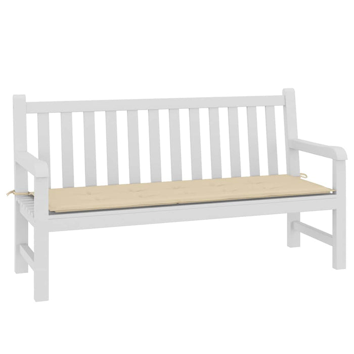 Pernă de bancă de grădină, bej, 150x50x2 cm, textil oxford WALTI
