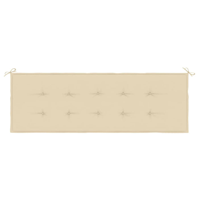 Pernă de bancă de grădină, bej, 150x50x2 cm, textil oxford WALTI