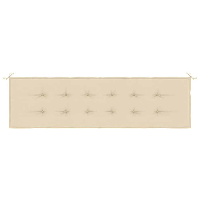 Pernă de bancă de grădină, bej, 180x50x3 cm, textil oxford - WALTI WALTI