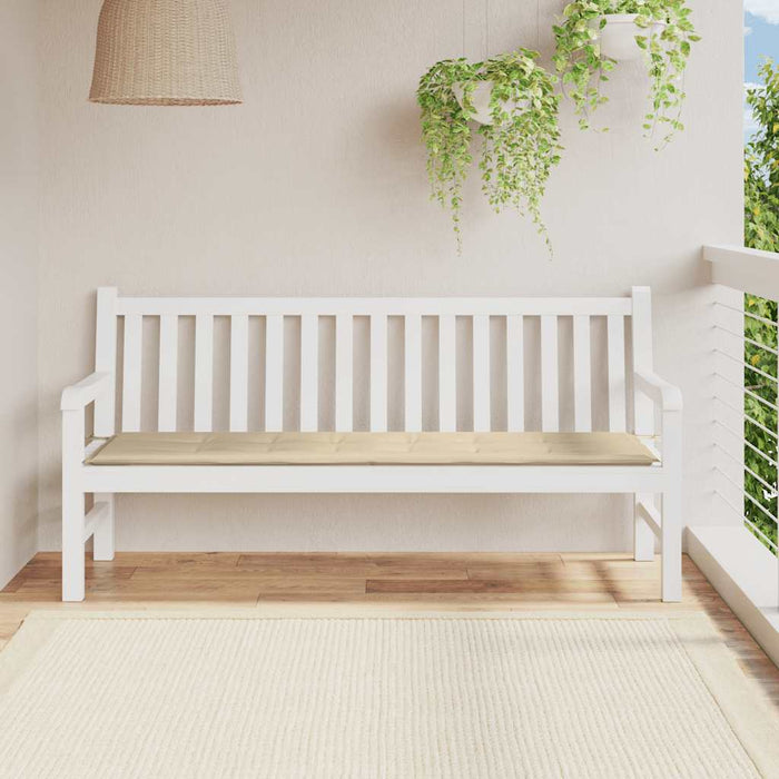 Pernă de bancă de grădină, bej, 180x50x3 cm, textil oxford - WALTI WALTI