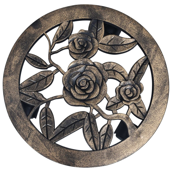 Suporturi de plante cu role, 6 buc., bronz, 30 cm, plastic - WALTI WALTI