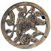 Suporturi de plante cu role, 6 buc., bronz, 38 cm, plastic - WALTI WALTI