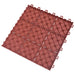 Plăci pentru Deck 10 pcs Roșu 30,5 x 30,5 x 2,2 cm - WALTI WALTI