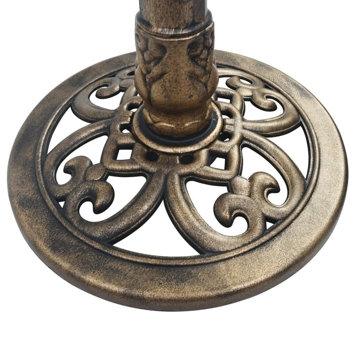 Bazin pentru păsări cu fântână, bronz, 50 x 91 cm, plastic - WALTI WALTI