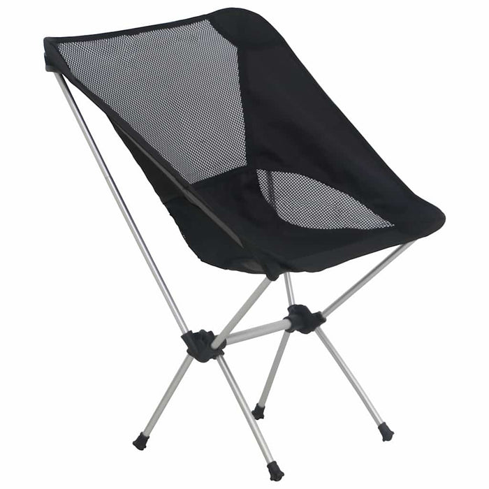 Scaune camping pliabile cu husă, 2 buc., 54x50x65 cm, aluminiu WALTI