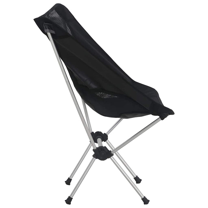 Scaune camping pliabile cu husă, 2 buc., 54x50x65 cm, aluminiu WALTI