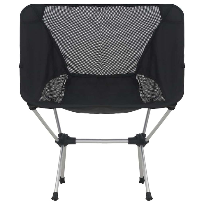 Scaune camping pliabile cu husă, 2 buc., 54x50x65 cm, aluminiu WALTI