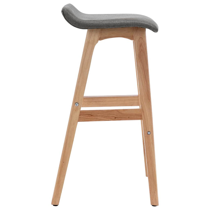 Scaun de bar, gri închis, material textil WALTI