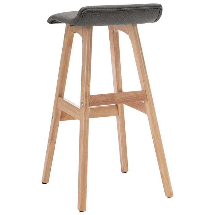Scaun de bar, gri închis, material textil WALTI