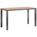 Set mobilier de exterior 5 piese antracit poliratan și acacia - WALTI WALTI