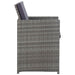 Set mobilier de exterior 13 piese antracit poliratan și acacia - WALTI WALTI
