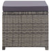 Set mobilier de exterior 13 piese antracit poliratan și acacia - WALTI WALTI